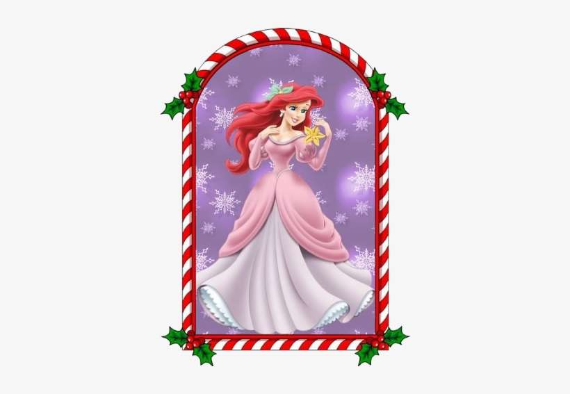 Ariel - Disney Princess Christmas Ariel PNG Image | Transparent PNG