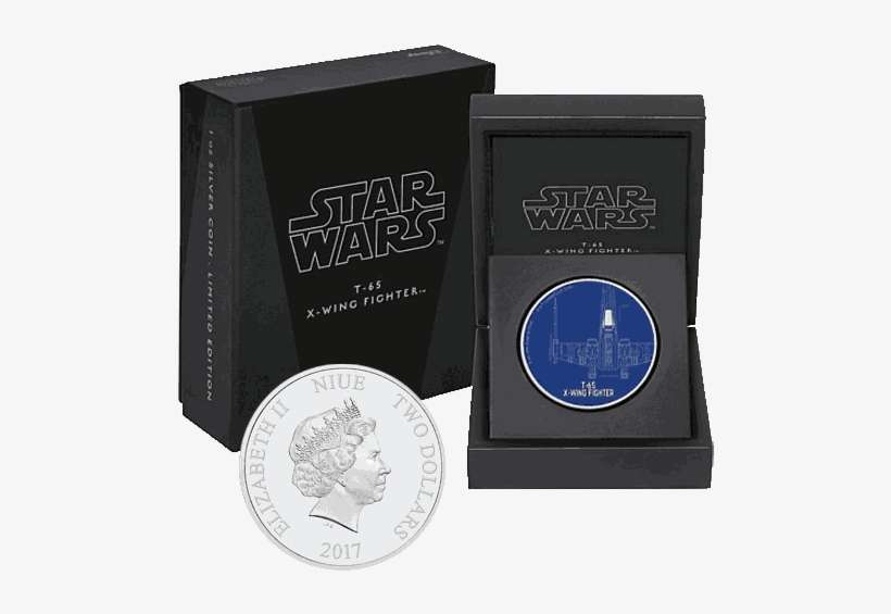 Silver Numismatic Star Wars Ships - 2017 Nzm 1 Oz Pure Silver Bu Star Wars Darth Vader, transparent png download