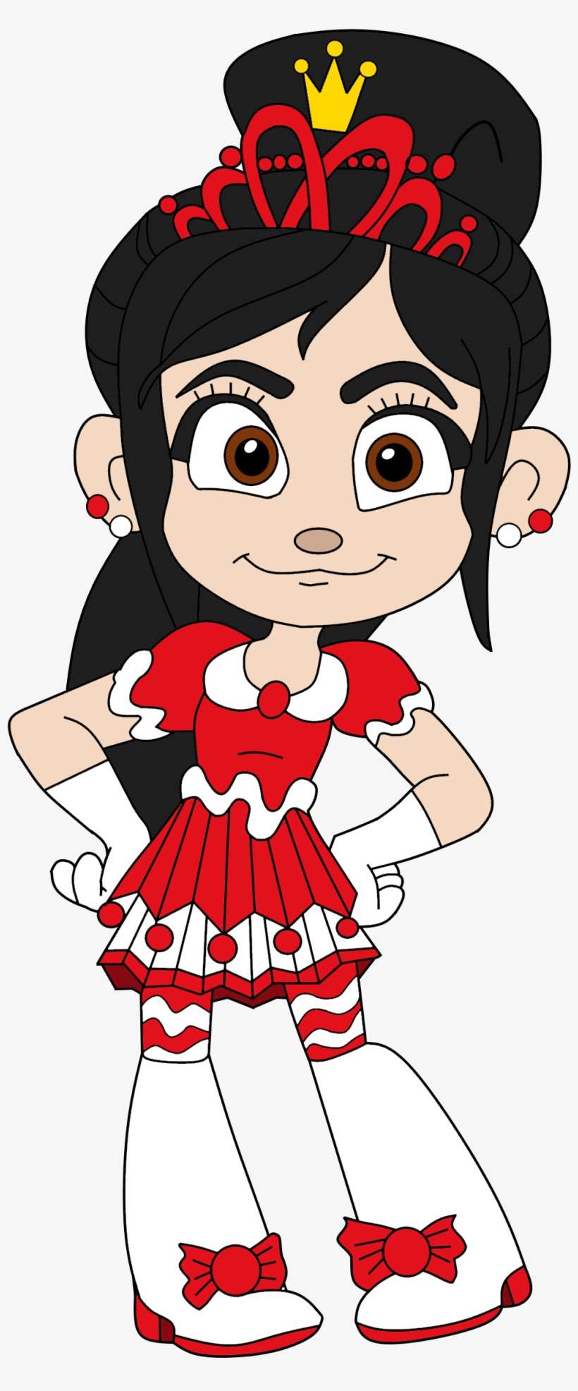 Teen Vanellope In A Prom Dress - Vanellope Von Schweetz, transparent png download