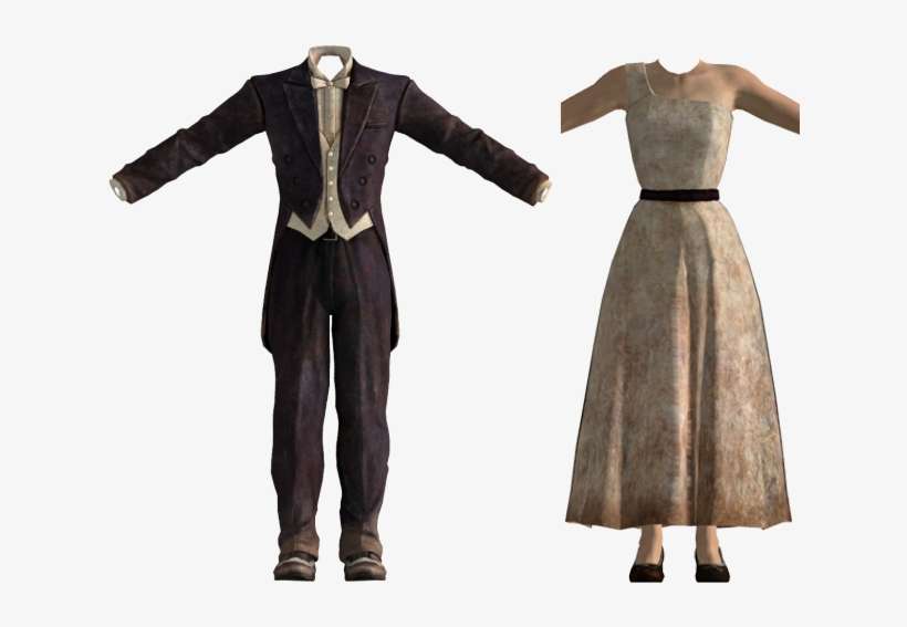Falloutnv Formalwear - Fallout New Vegas White Glove Society Clothes, transparent png download