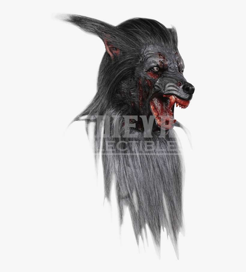 Black Wolf Mask - Mascaras De Hombre Lobo, transparent png download