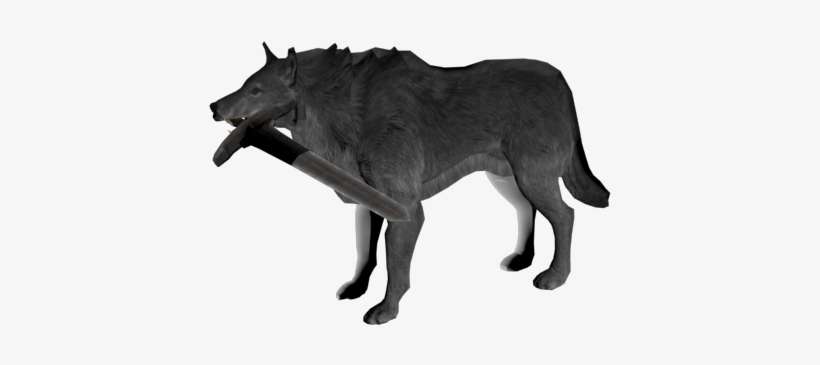 Grey Wolf Png File - Skyrim Sif Wolf Mod, transparent png download