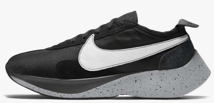 Moon Racer Black/wolf Grey - Nike Moon Racer On Feet, transparent png download