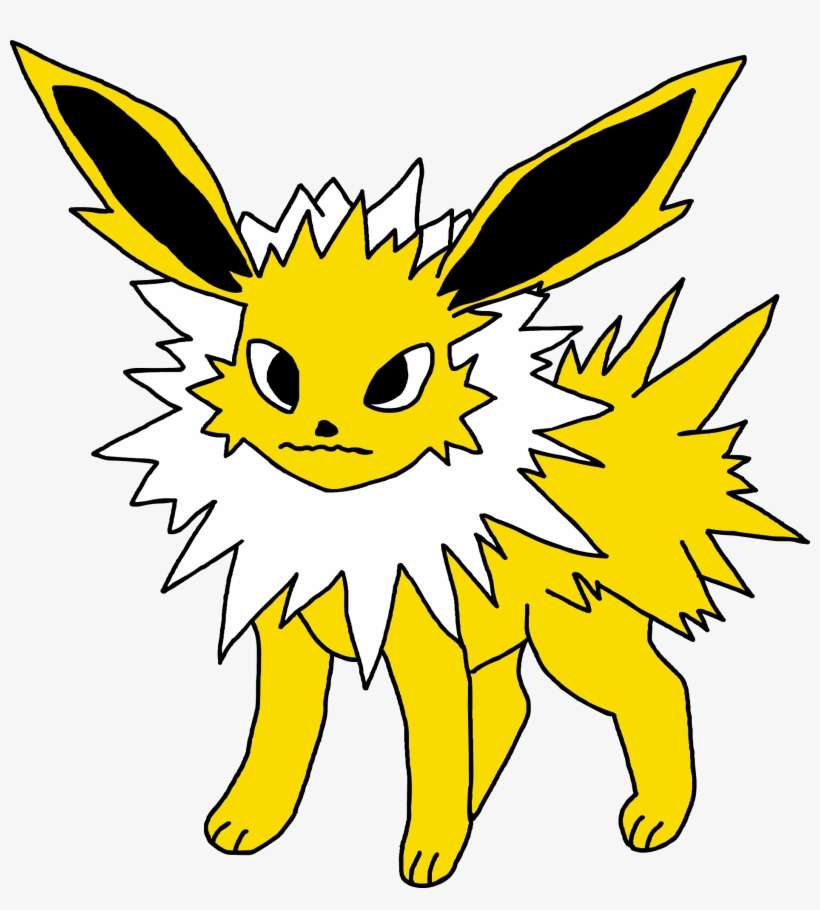 I Drew Jolteon's Eyes Wrong, Ended Up Looking Really - Pokemons Jolteon, transparent png download