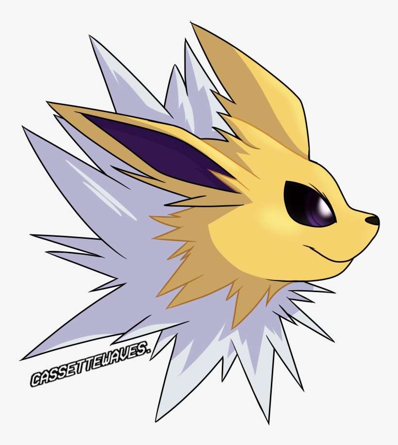 I Changed It A Bitzap Boipokemon Eeveelutions Jolteon - Cartoon, transparent png download