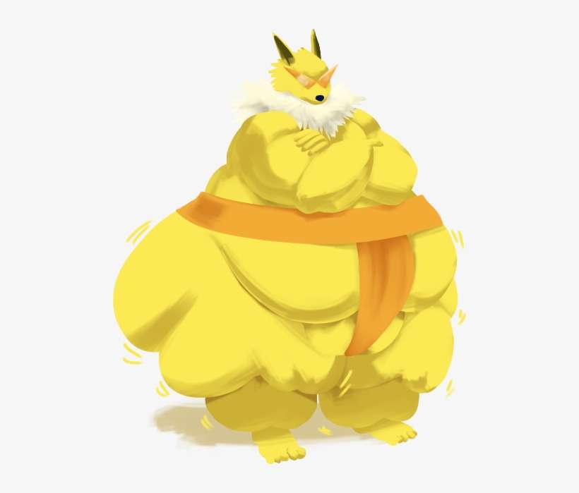 Sumo Jolteon - Cockatiel, transparent png download