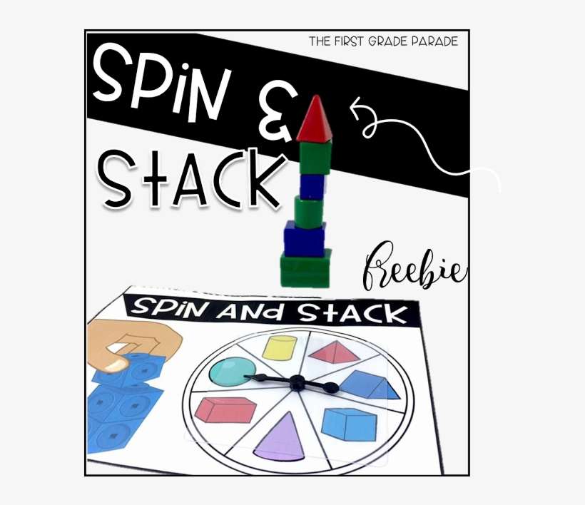 2d & 3d Shapes - Spin And Cover 3d Shapes, transparent png download