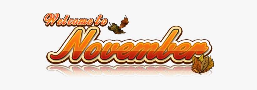 Welcometonovember2015 - Welcome November Clip Art, transparent png download