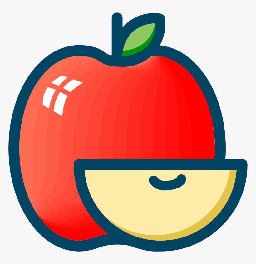 Apple Computer Icons Slice Fruit - Clip Art, transparent png download