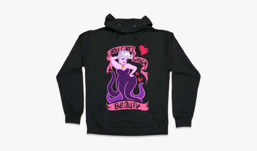 You Can't Weigh Beauty Hooded Sweatshirt - My Hero Academia Clothing, transparent png download