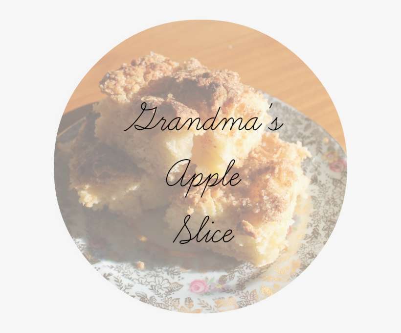 Grandma's Apple Slice - Sugar Cake, transparent png download