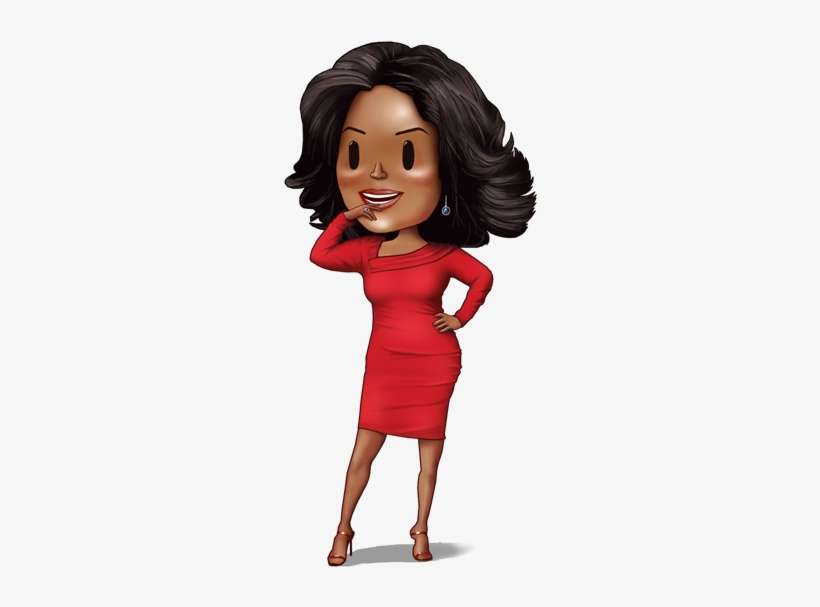 Illustration Of Oprah Winfrey - Illustration, transparent png download