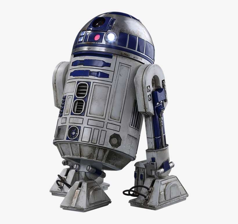 R2-d2 - Hot Toys R2-d2 Star Wars: The Force Awakens Figure, transparent png download