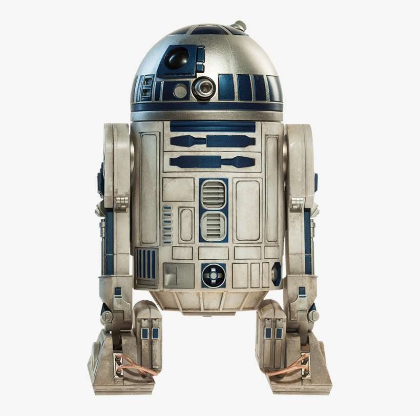 Svg Black And White Stock R D Deluxe Sixth Scale Figure - R2-d2 Deluxe Star Wars Sixth Scale Figure, transparent png download