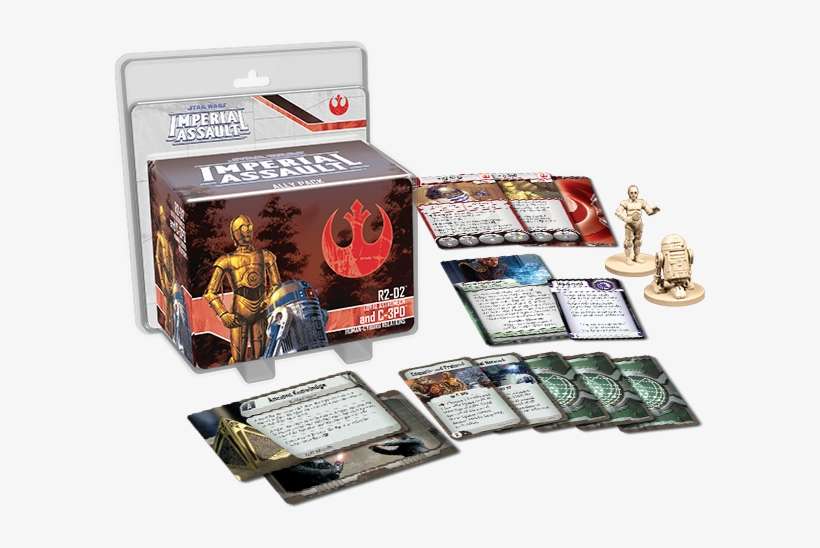 As The Title Suggests, The Stalwart Droids From The - Star Wars Imperial Assault R2d2 And C3po Ally Pack, transparent png download