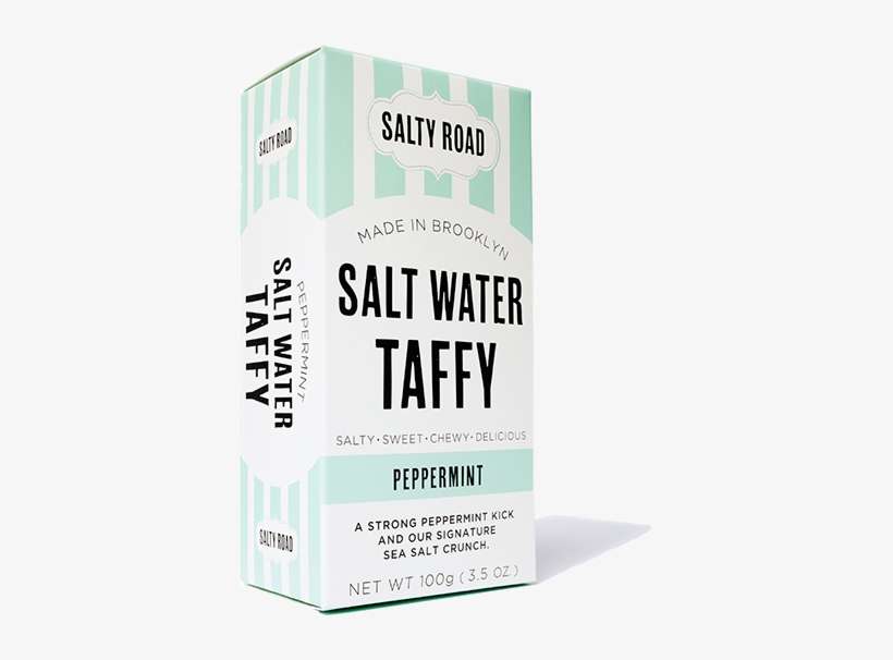 Peppermint Salt Water Taffy - Salty Road Sea Salt Caramel Salt Water Taffy, transparent png download
