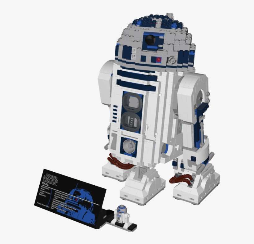 Klocki Lego Star Wars R2d2, transparent png download