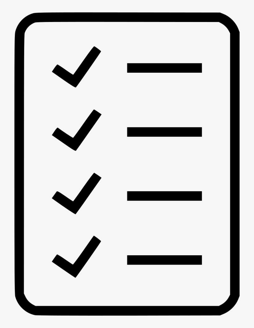 Check Marks Ok List Comments, transparent png download