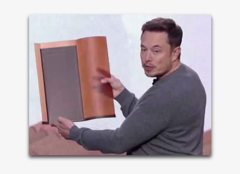 Elon Musk Solar Shingles - Elon Musk Co2 Memes, transparent png download