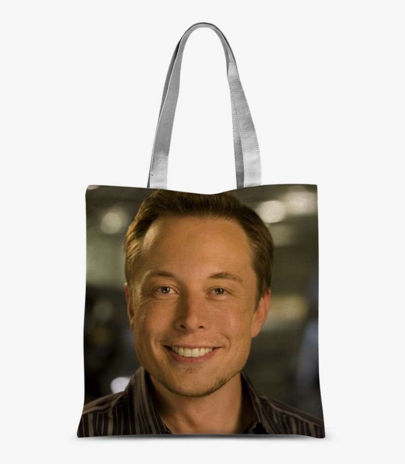 Elon Musk ﻿classic Sublimation Tote Bag - Elon Musk Profile, transparent png download