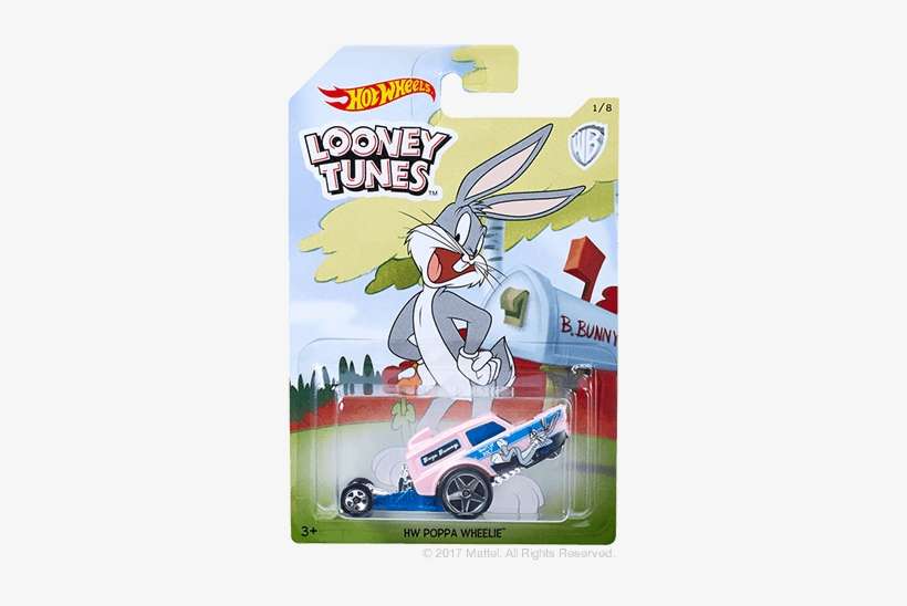 Hw Poppa Wheelie - Looney Tunes Hot Wheels Car, transparent png download