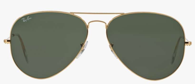 Ray Ban Png Hd Quality - Ray-ban Rb3025 001 Gold Aviator Sunglasses, transparent png download