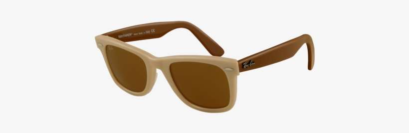 Wayfarer-beige - Ray Ban Wayfarer Bege, transparent png download