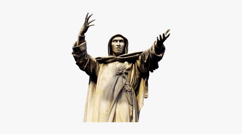Preacher In Robe With Arms Outstretched Png - Girolamo Savonarola, transparent png download