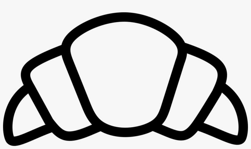 Croissant Bakery Breakfast Pastry - Clipart Croissant Png, transparent png download