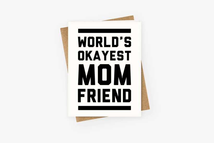 World's Okayest Mom Friend Greeting Card - Cafepress World's Greatest Farter Rectangular Canvas, transparent png download