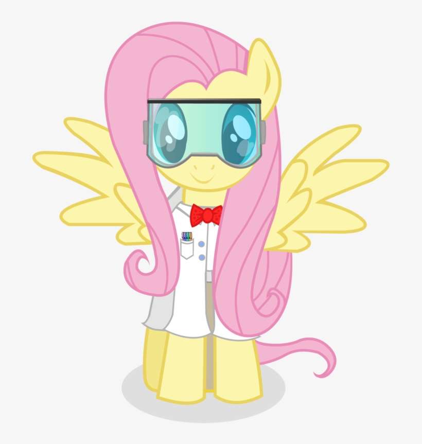 Doodlewizard, Bill Nye, Clothes, Fluttershy, Safe, - Cartoon, transparent png download