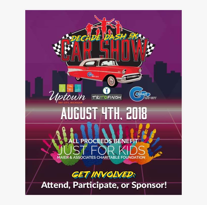 Decade Dash 5k & Classic Car Show Benefit Hosted By - Graff Chevrolet, transparent png download
