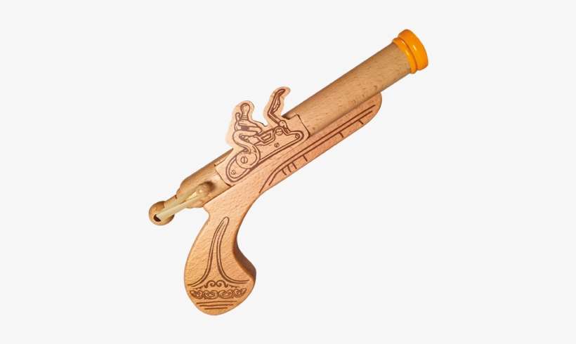 Rubber Band Powered Pistol Ty 001 - Rubber Band, transparent png download