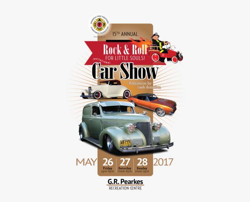 Car Show - Poster2017 - Rock N Roll Car Show 2018, transparent png download