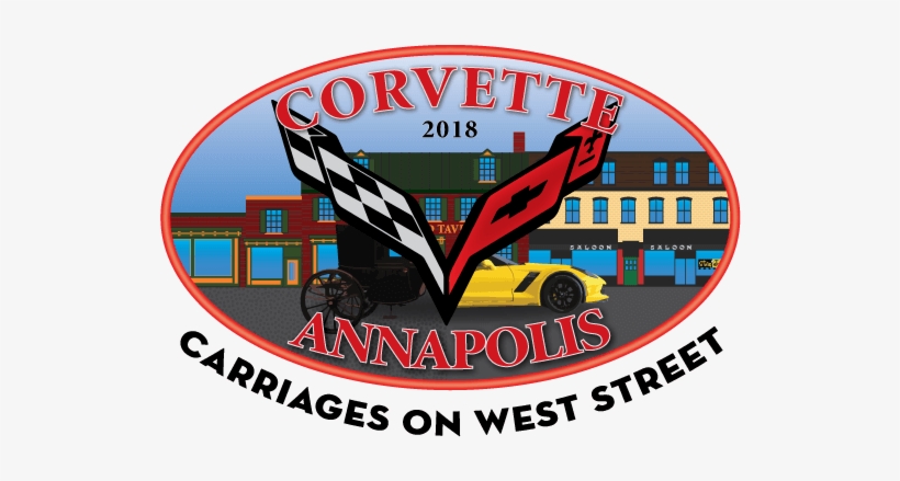 Carriages On West Street Fun Corvette Car Show - Corvette Decal, transparent png download