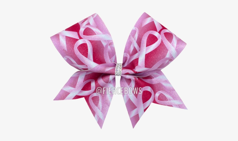 Lean On Me Breast Cancer Awareness Bow - Breast Cancer Awareness, transparent png download