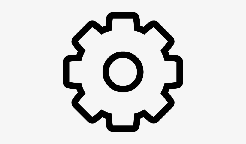 Settings Cogwheel - Mechanism Icon Png, transparent png download