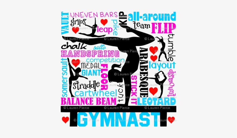 Gymnastics Subway Art, transparent png download