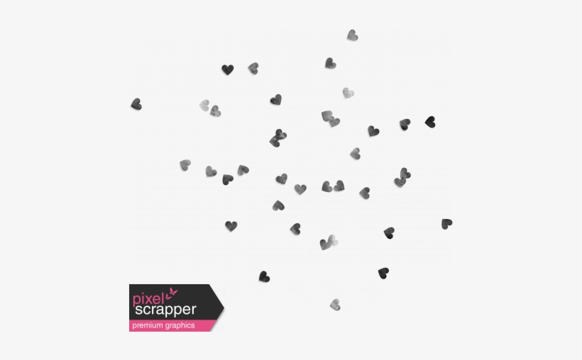 White Chalk Embellishments Png Graphic Black And White - Digital Scrapbooking, transparent png download