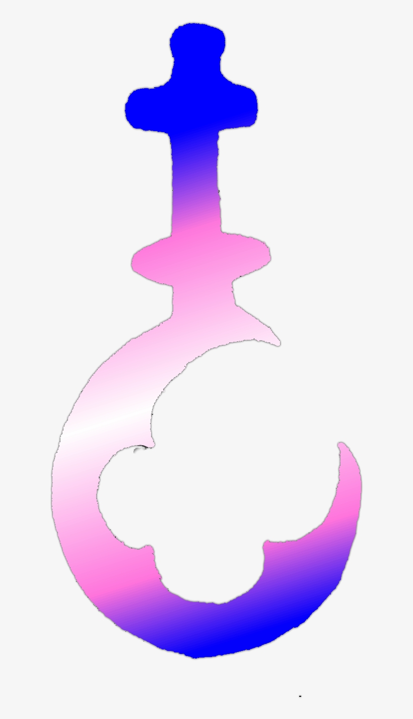 Trans Pride Urglaawe Sickle - Transgender, transparent png download