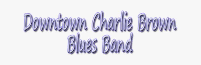 Downtown Charlie Brown - Calligraphy, transparent png download