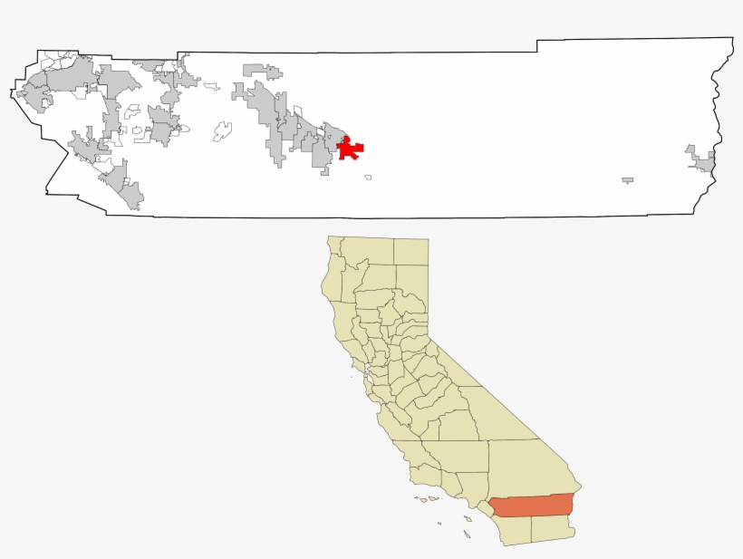 Riverside County California Incorporated And Unincorporated - Donde Queda Indian Wells, transparent png download