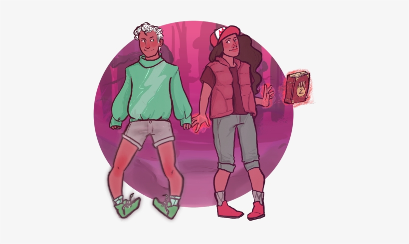 Mystery Twins Mystery Twins - Gravity Falls Witch Au, transparent png download