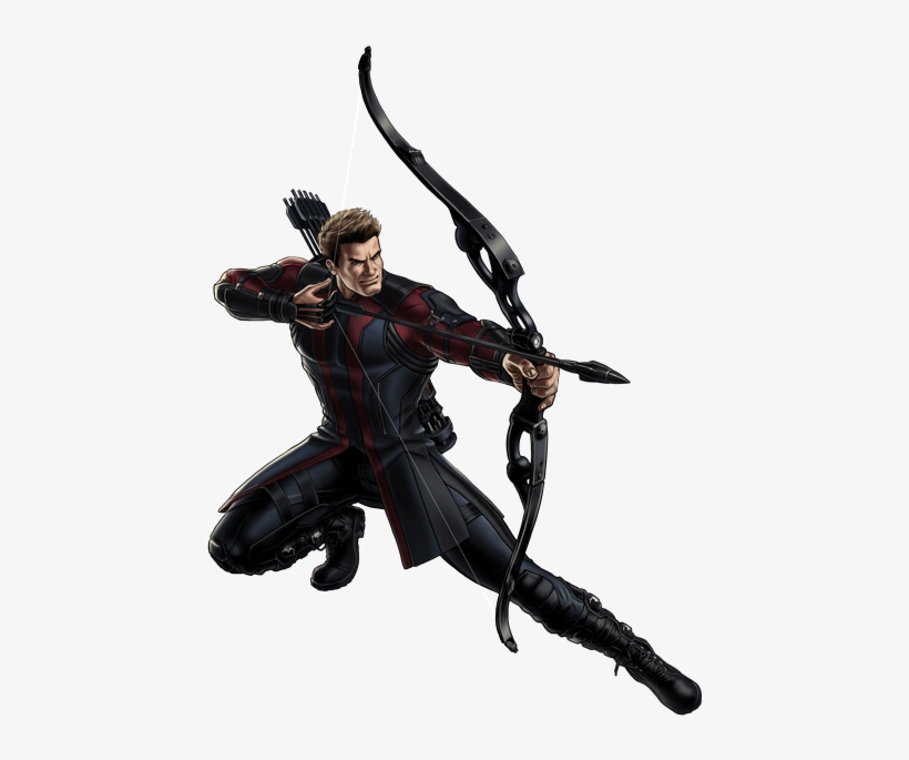 Avengers Age Of Ultron Hawkeye Portrait Art - Hawkeye Marvel Avengers, transparent png download