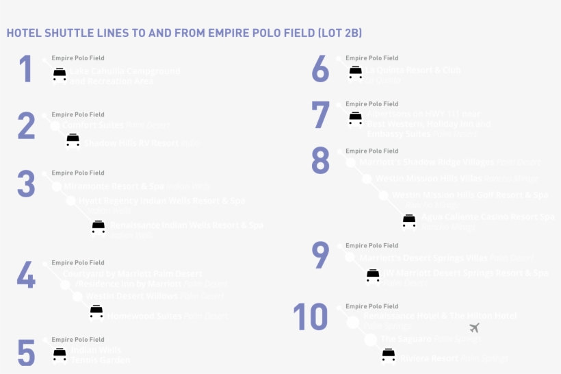 2015 Shuttle - Coachella Shuttle Map 2017, transparent png download
