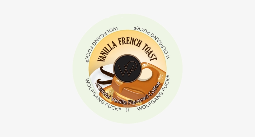 Wolfgang Puck Vanilla French Toast Flavored Coffee - Wolfgang Puck K Cups, transparent png download