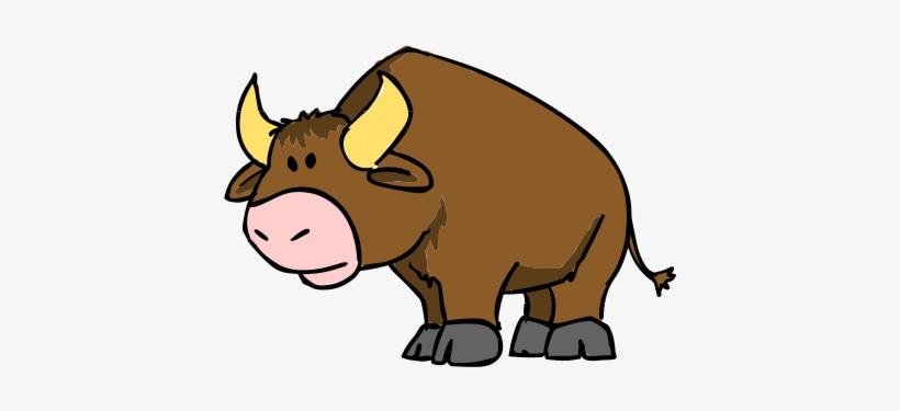 Cartoon Bulls - Bulls Cartoon, transparent png download