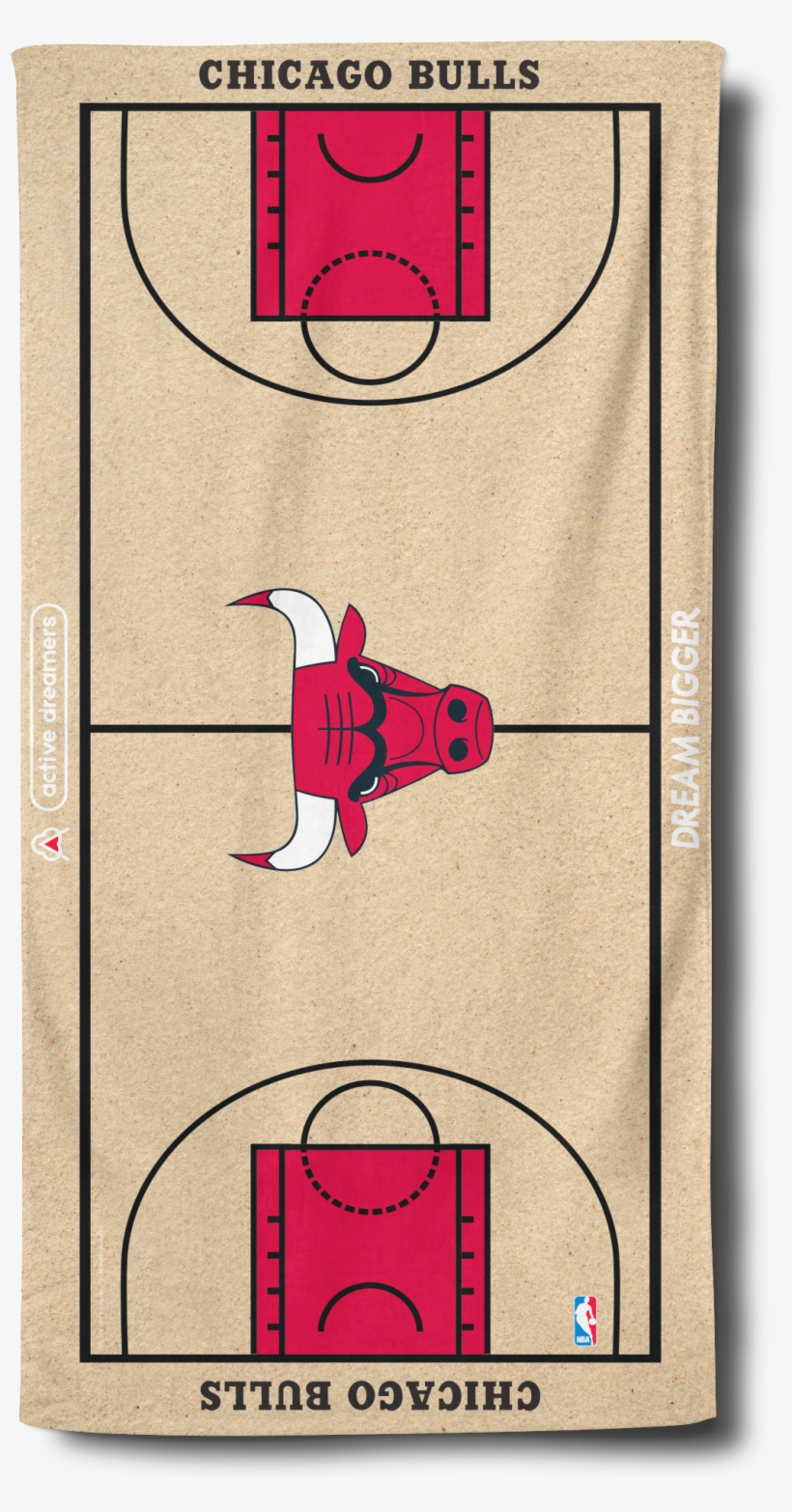 Bulls Beach Towel - Chicago Bulls Die-cut Decal - 8"x8" Color, transparent png download