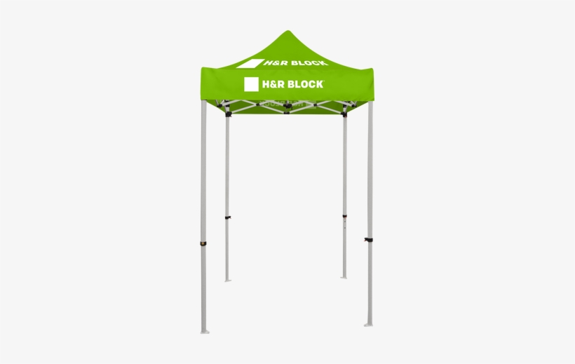 H&r Block 5ft X 5ft Pop Up Tent Green - Tent, transparent png download