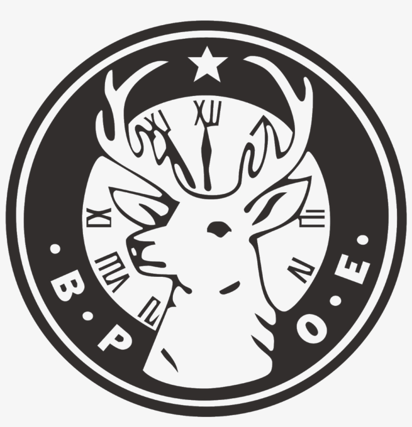Logo Elks Club Building Vector Cdr & Png Hd - Bpoe Elks Logo, transparent png download